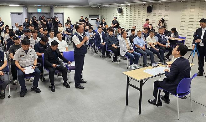 대전시장 당선인과의 대화, '시민의 광장' 행사 [촬영 이재림 기자]